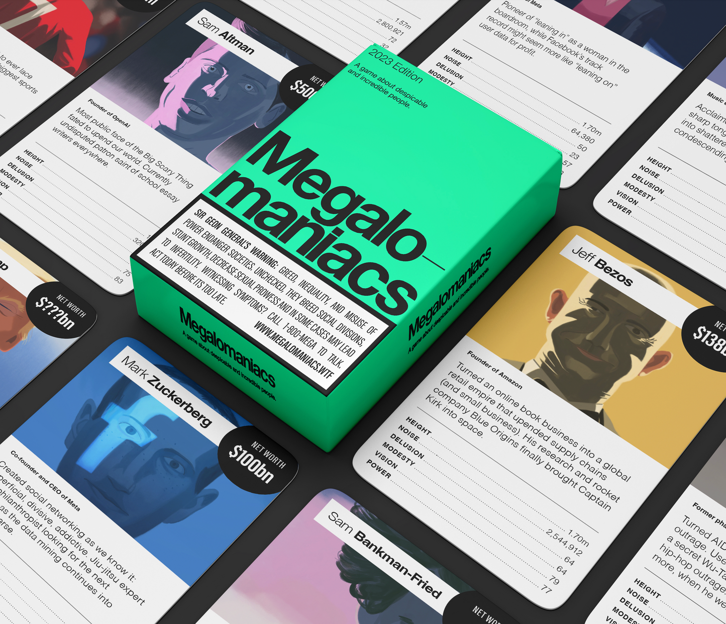 Megalomaniacs Card Game